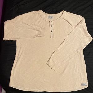 Lucky Brand Size XL Thermal. Lt. Cream